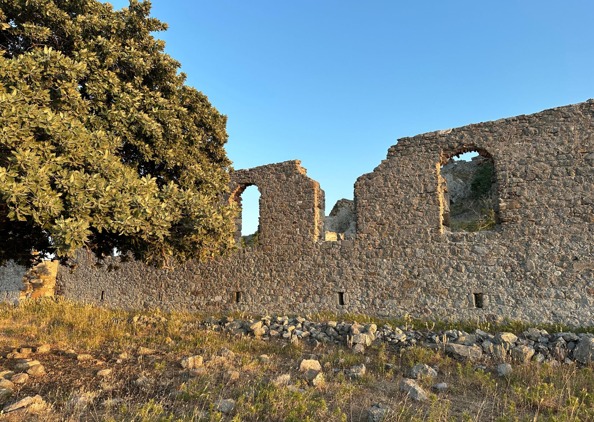 kastro limnos, κάστρο μύρινας